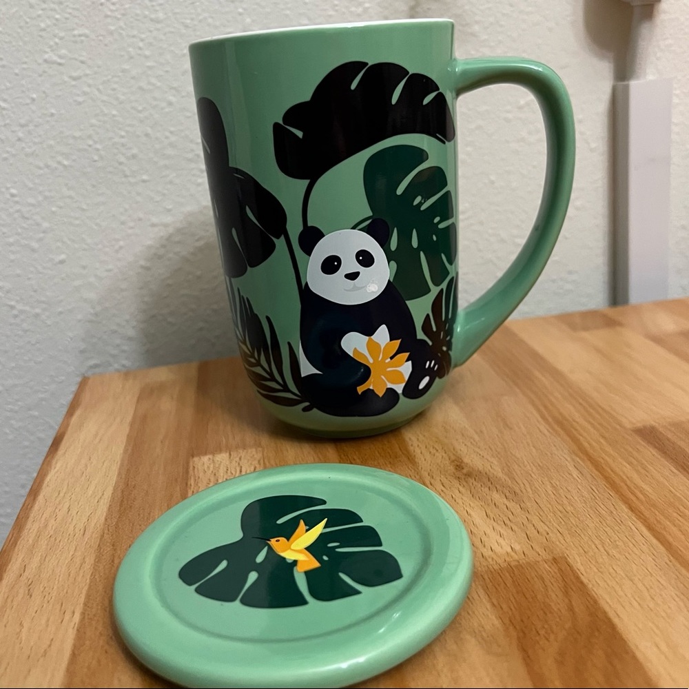 David’s Tea color changing panda Nordic mug